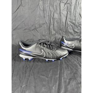 Nike Tiempo Legend 10 Academy FG MG Soccer Shoes Men’s US 7 Black Blue Cleats